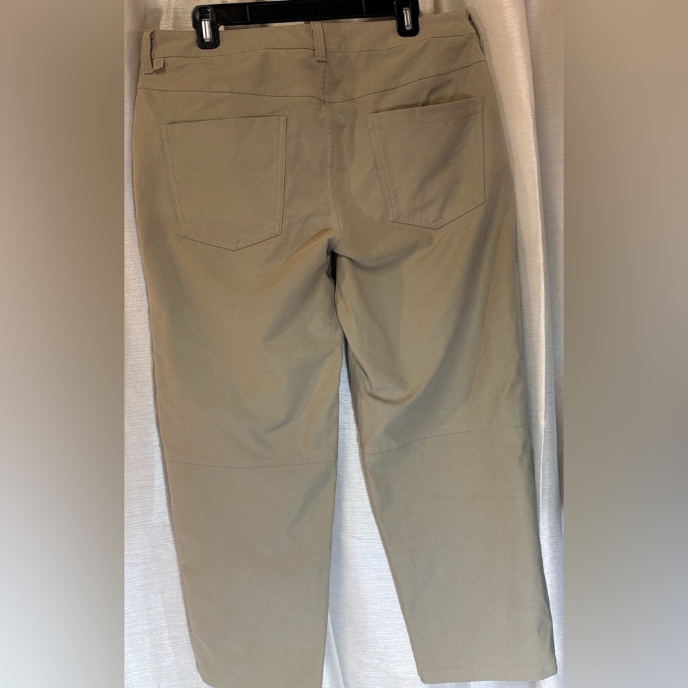 Lululemon ABC Slim Fit Pant Warpstreme Grey Sage 34x26 Custom Hem - Picture 8 of 11